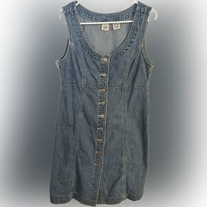 Vintage Gap denim minidress. Size 6